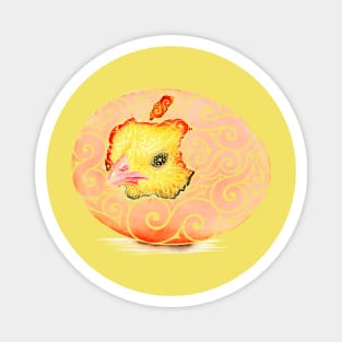 Swirly SpringChicken Magnet